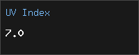 UV Index
